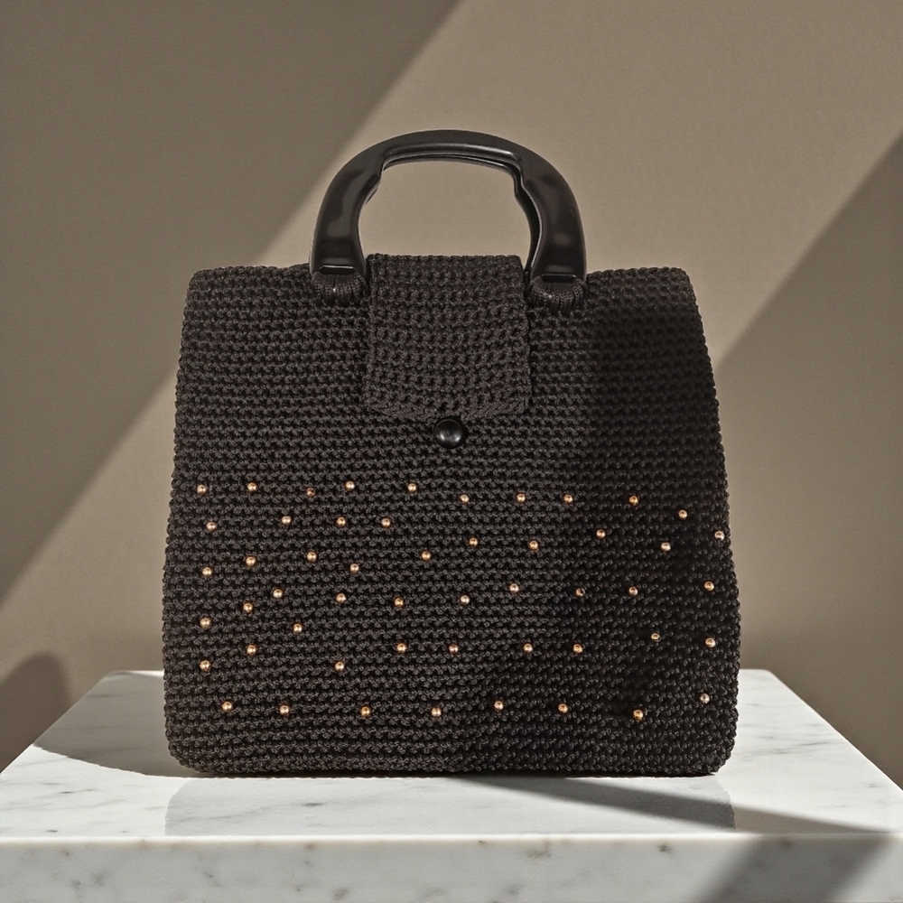 2 For $10 Macrame Style Satchel Bag
